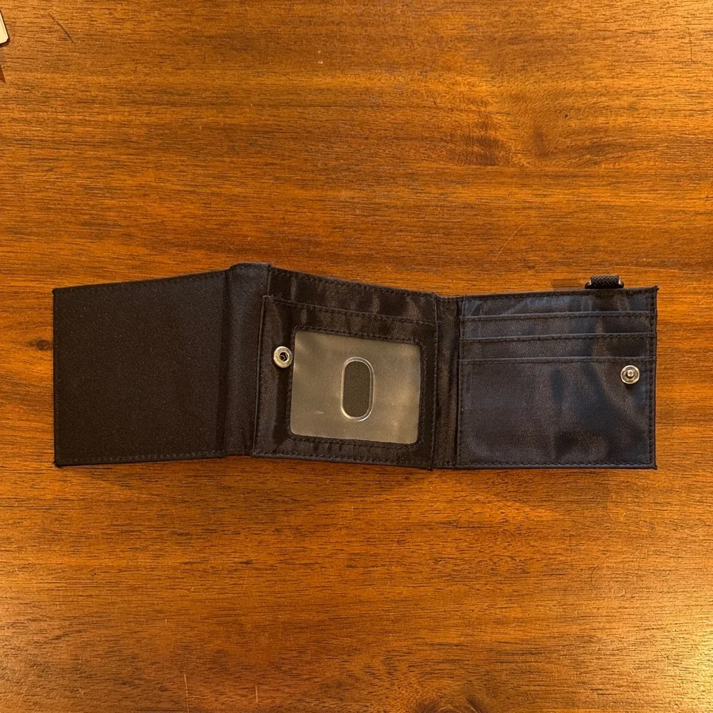 Black Wallet with Flames